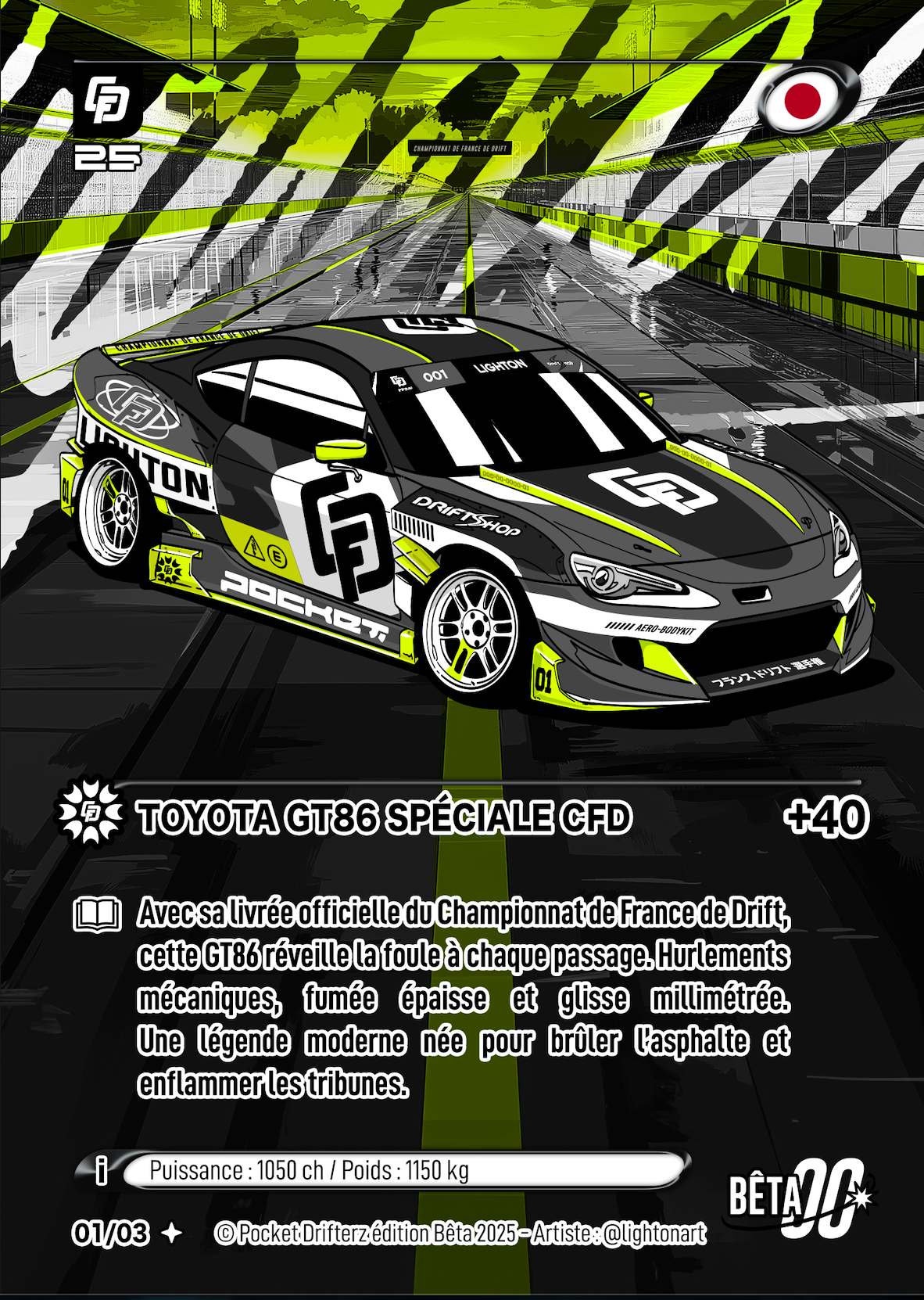 Pocket Drifterz' Bêta - Edition Spéciale CFD