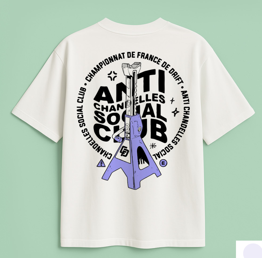 T-shirt Anti Chandelles Social Club