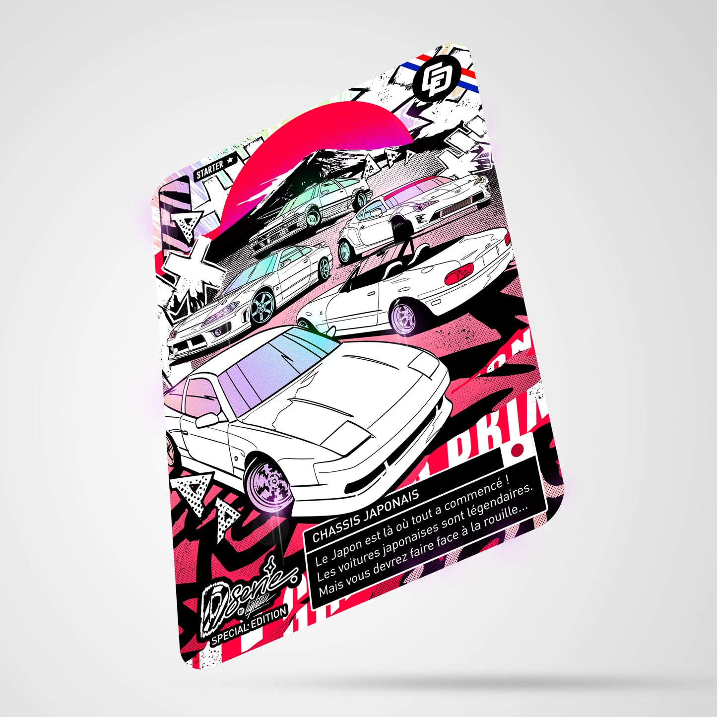 Cartes Holographiques - LightOnArt x CFD