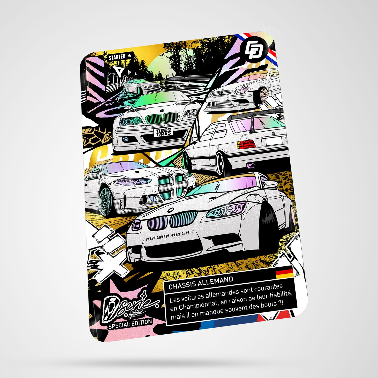 Cartes Holographiques - LightOnArt x CFD