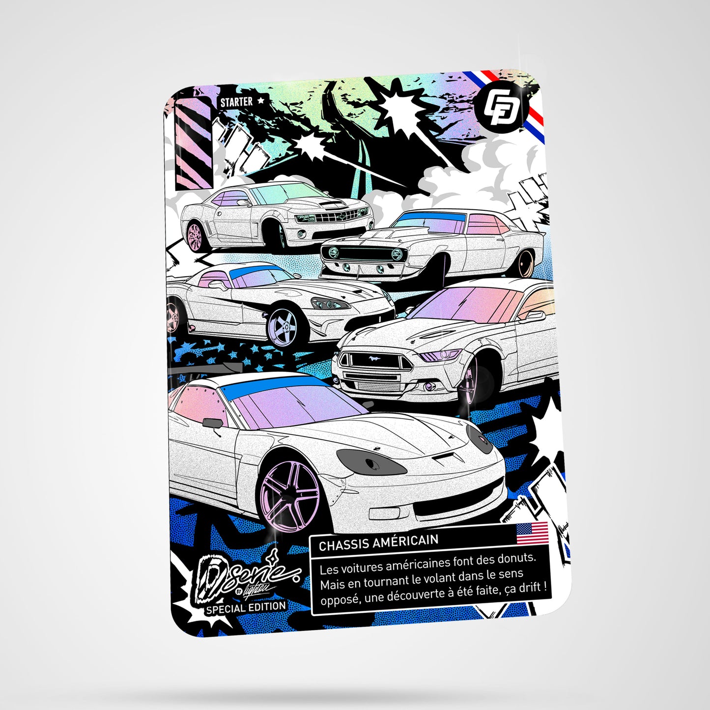 Cartes Holographiques - LightOnArt x CFD