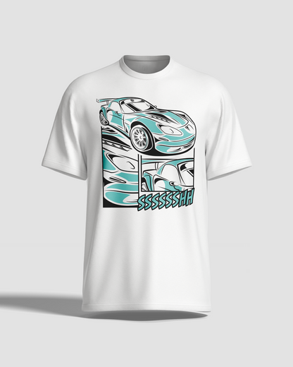 T-shirt Corvette Turquoise
