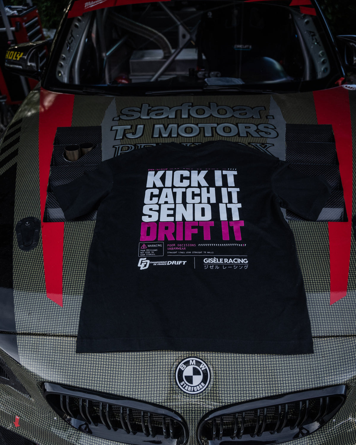 T-shirt Drift It — CFD x Gisèle Racing – photo 3
