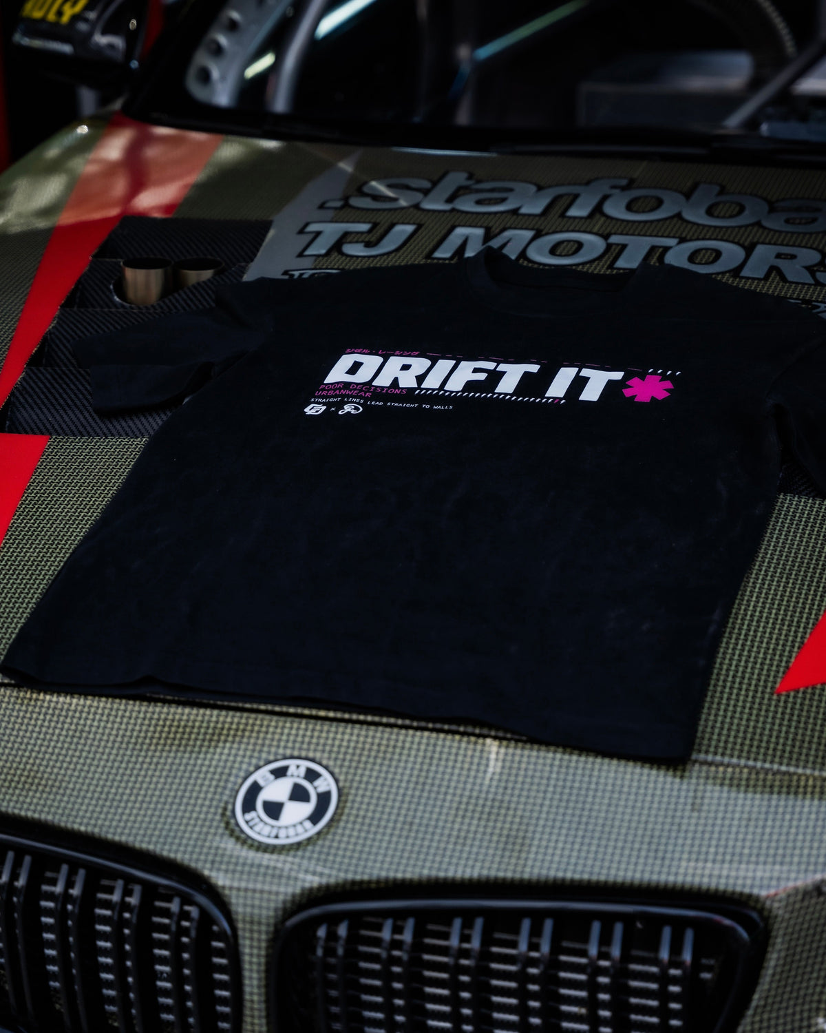 T-shirt Drift It — CFD x Gisèle Racing – merch officiel Championnat de France de Drift