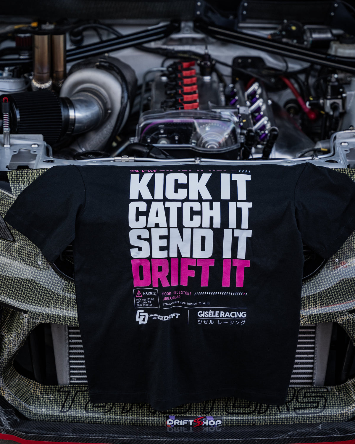 T-shirt Drift It — CFD x Gisèle Racing – photo 2
