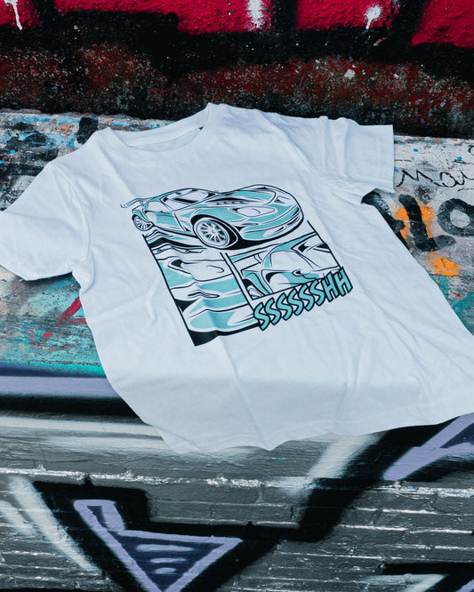 Kid T-shirt Corvette Turquoise