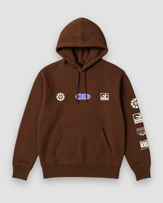 Hoodie Marron CFD x Light On Art