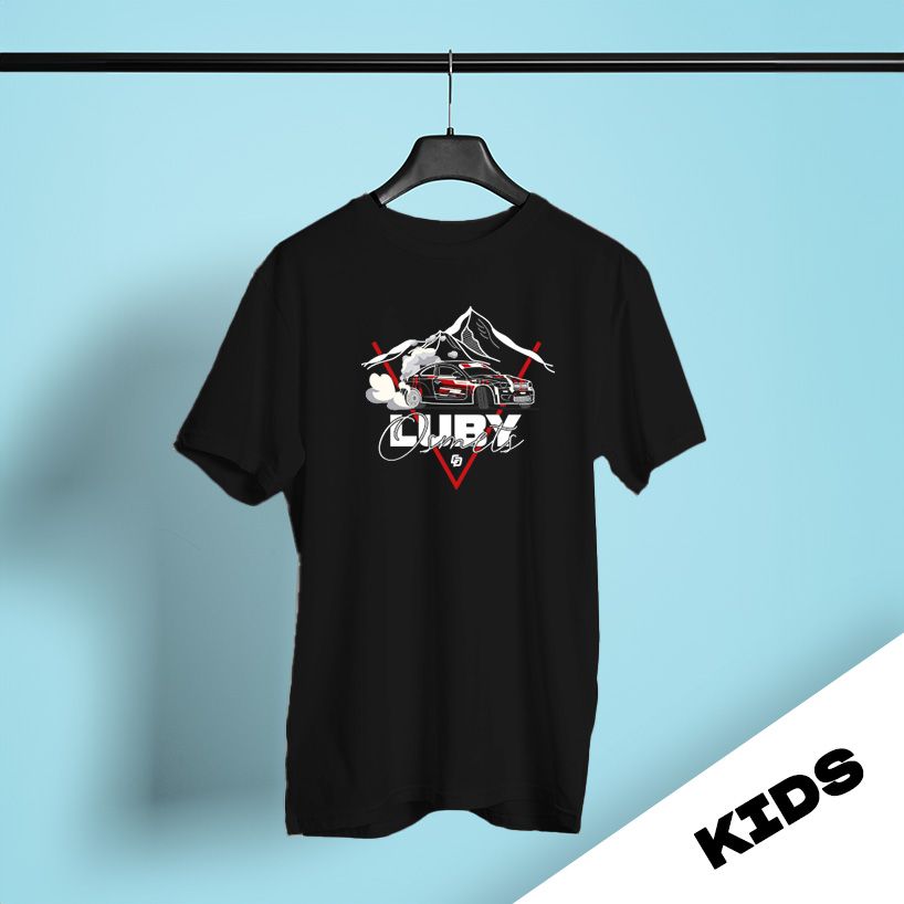 Kid T-shirt Luby Noir – merch officiel Championnat de France de Drift