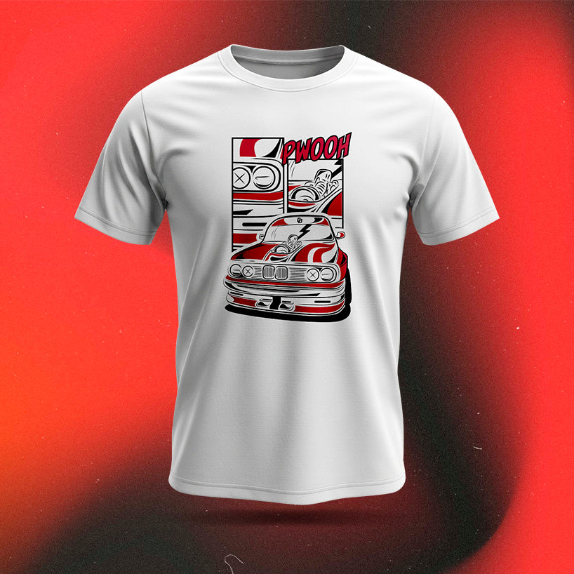 Kid T-shirt BM E30 Rouge – photo 2