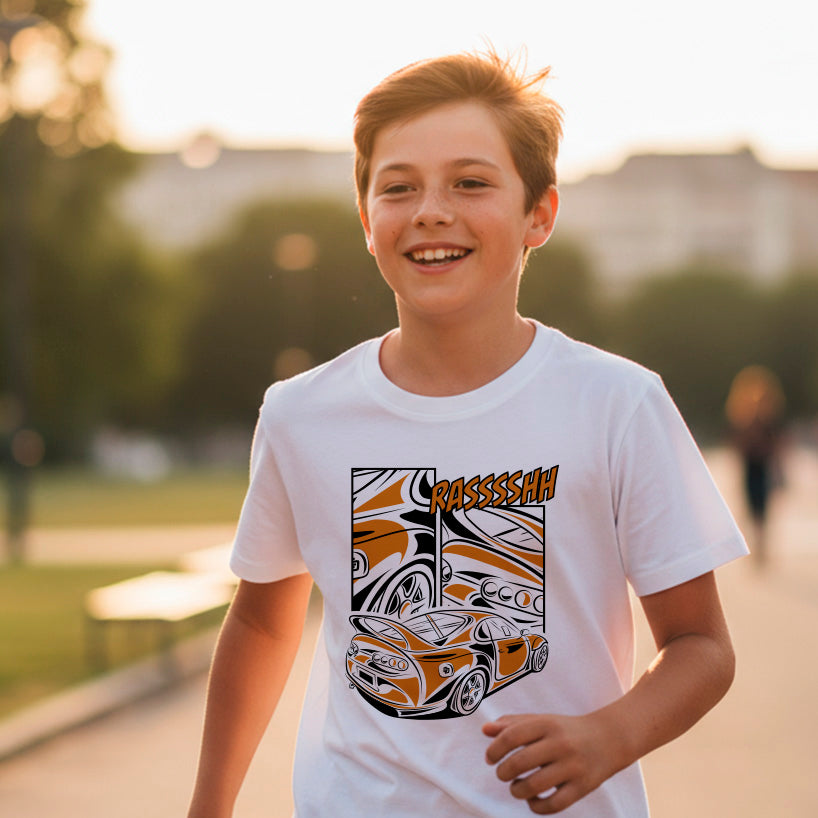 T-shirt Toyota Supra Orange