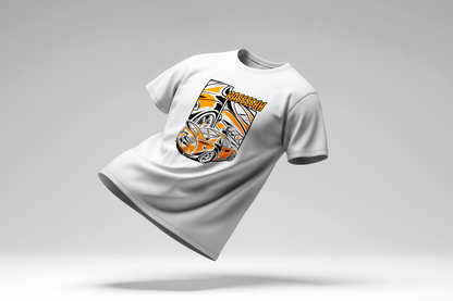 T-shirt Toyota Supra Orange