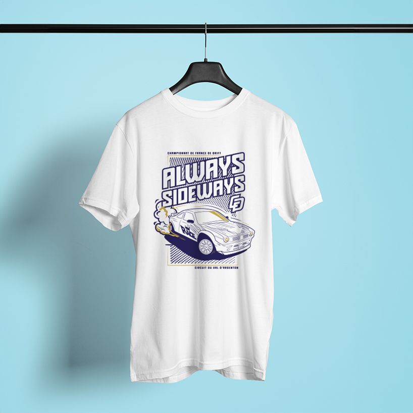 T-shirt Val d'Argenton Blanc – merch officiel Championnat de France de Drift